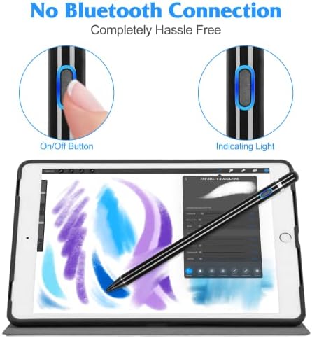 Стилус за iPad Молив, Акумулаторна батерия Активен Стилус Fine Point Digital Stylus Молив за Xolo Play Tegra Note