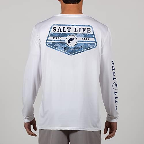Мъжка риза за изказвания в стил Инкогнито Salt Живот с дълъг ръкав