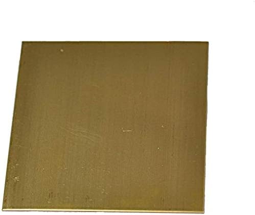 NIANXINN Месинг С Табела от Ламарина, Мед Суровини За Охлаждане на Промишлени Материали H62 Cu 50 mm x 50 mm, 1 на Лист чиста