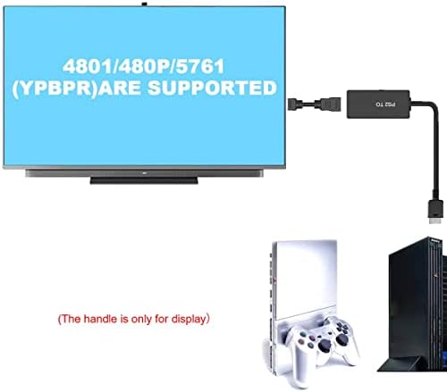 Преносим адаптер Senzhilin, който е съвместим с PS2 и HDMI, Осигурява Подобрена обработка на сигнала, Възстановява