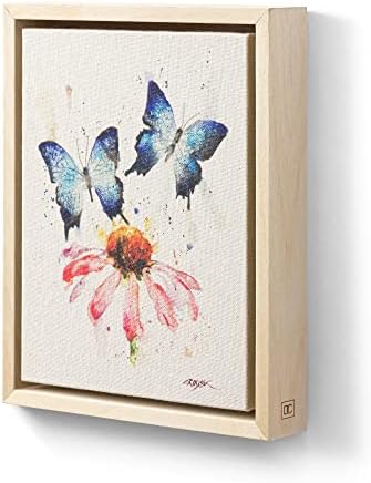Колекция акварельных пеперуди DEMDACO 8 x 10 Платно, Монтиране на Изкуството В рамка
