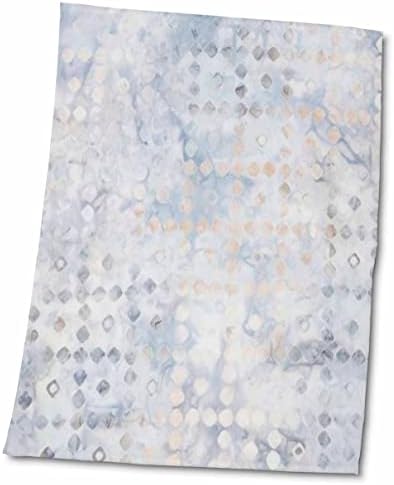 Чаршафи с абстрактен модел 3dRose Florene - Нежно-Синьо и Прасковен цвят (twl-60712-1)