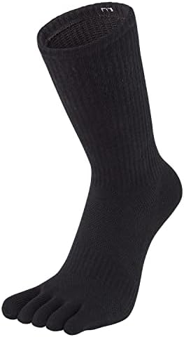 Чорапи за мъже изработени от Памук, с 5 пръста, Спортни, За Джогинг, Абсорбиращи Влагата, 4 опаковка / 3 опаковка
