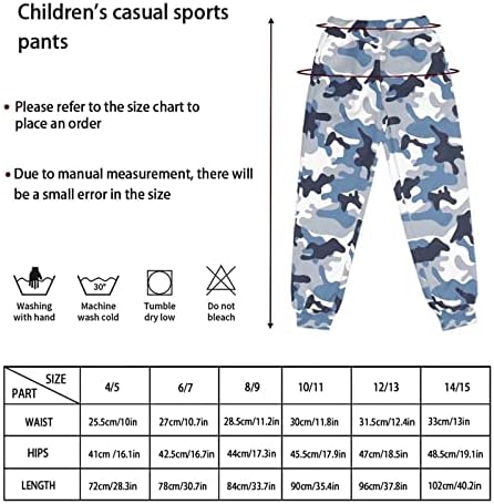 Showudesigns Спортни Панталони за Момчета и Момичета 4-14 Години Всекидневни Спортни Панталони