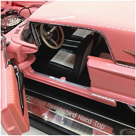 Мащабни модели на автомобили APLIQE за 1960 Ford Thunderbird Hardtop Muscle Car От Лят под налягане на Метални сплави Колекция от модели на автомобили 1:18 Изискан Избор на подаръци (Цвят: