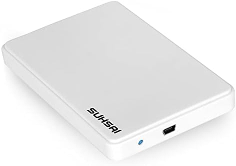 Преносим външен твърд диск SUHSAI с капацитет 200 GB, за съхранение на резервни копия HDD с бърз пренос на данни USB 2.0, изключително