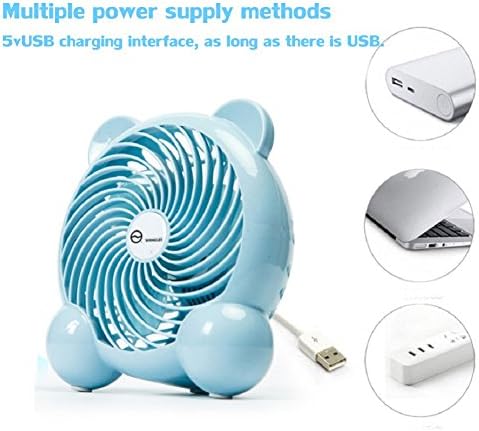Настолен Вентилатор DULPLAY Mini USB, Персонален Вентилатор, Мини-Ръководство на Вентилатора, Охлаждащ, за студентски